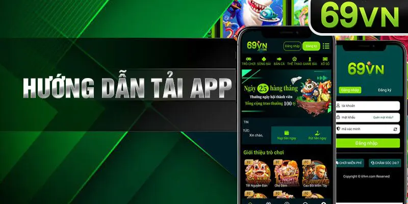 Các bước tải app 69VN đơn giản cho điện thoại di động